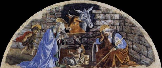 BOTTICELLI, Sandro The Birth of Christ Sweden oil painting art